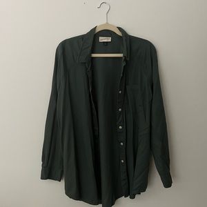 Olive Button Up Shirt by Universal Thread